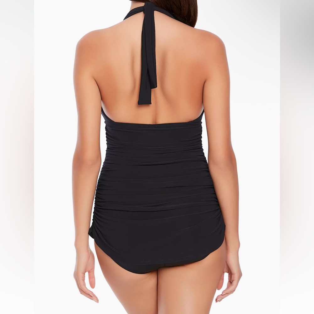 Magicsuit Yvonne Solid One-Piece Swimdress NWT Size 10DD - Picture 4 of 10